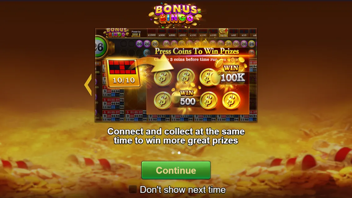 Bonus Bingo game interface screenshot 2