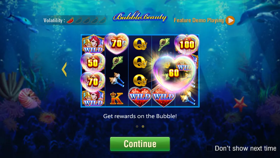 Bubble Beauty game interface screenshot 2