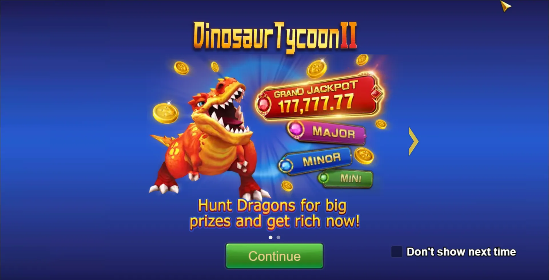 Dinosaur Tycoon II game interface screenshot 2