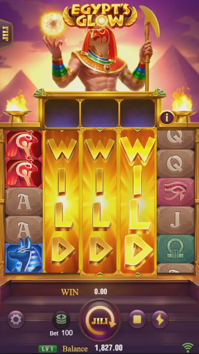 Egypt's Glow game interface screenshot 3