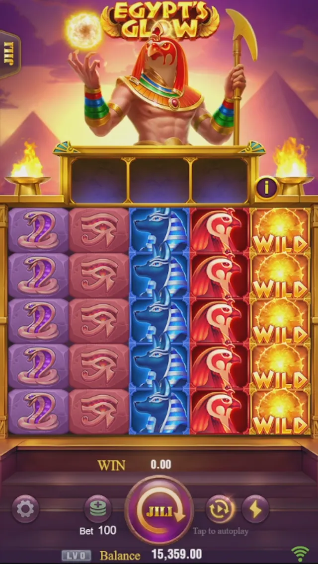 Egypt's Glow game interface screenshot 4