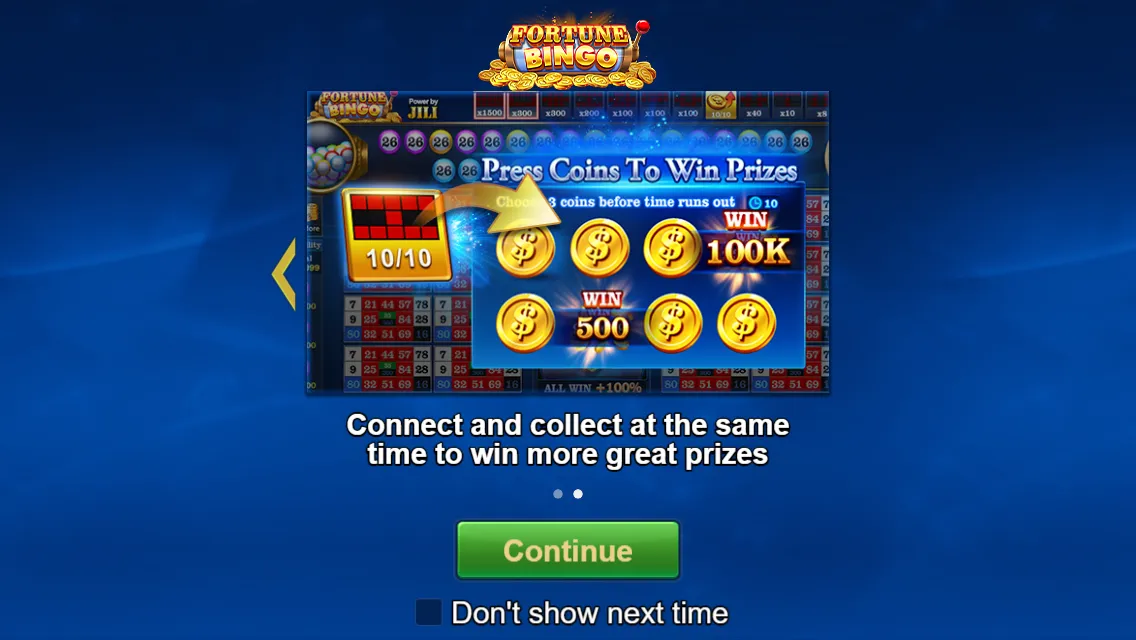 Fortune Bingo game interface screenshot 2