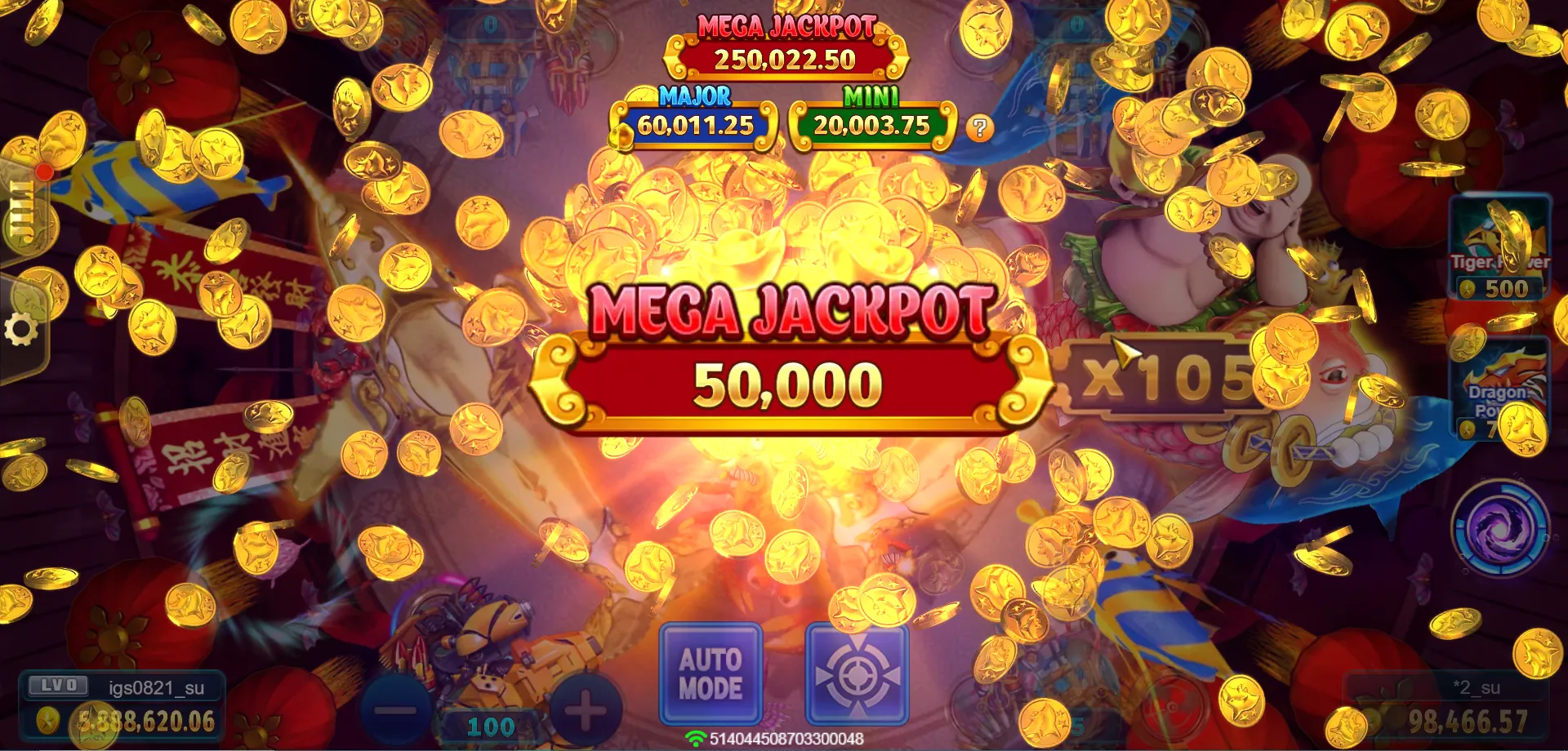 Fortune King Jackpot game interface screenshot 5
