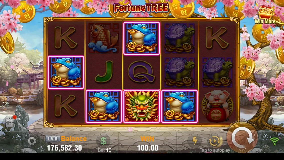 Fortune tree game interface screenshot 3