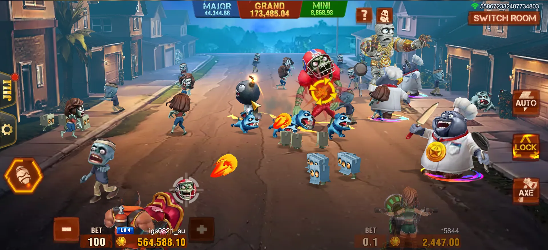FORTUNE ZOMBIE game interface screenshot 3