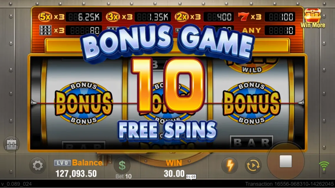 Golden Bank game interface screenshot 5