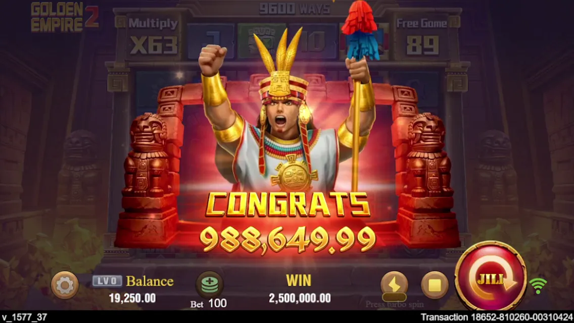 Golden Empire 2 game interface screenshot 5