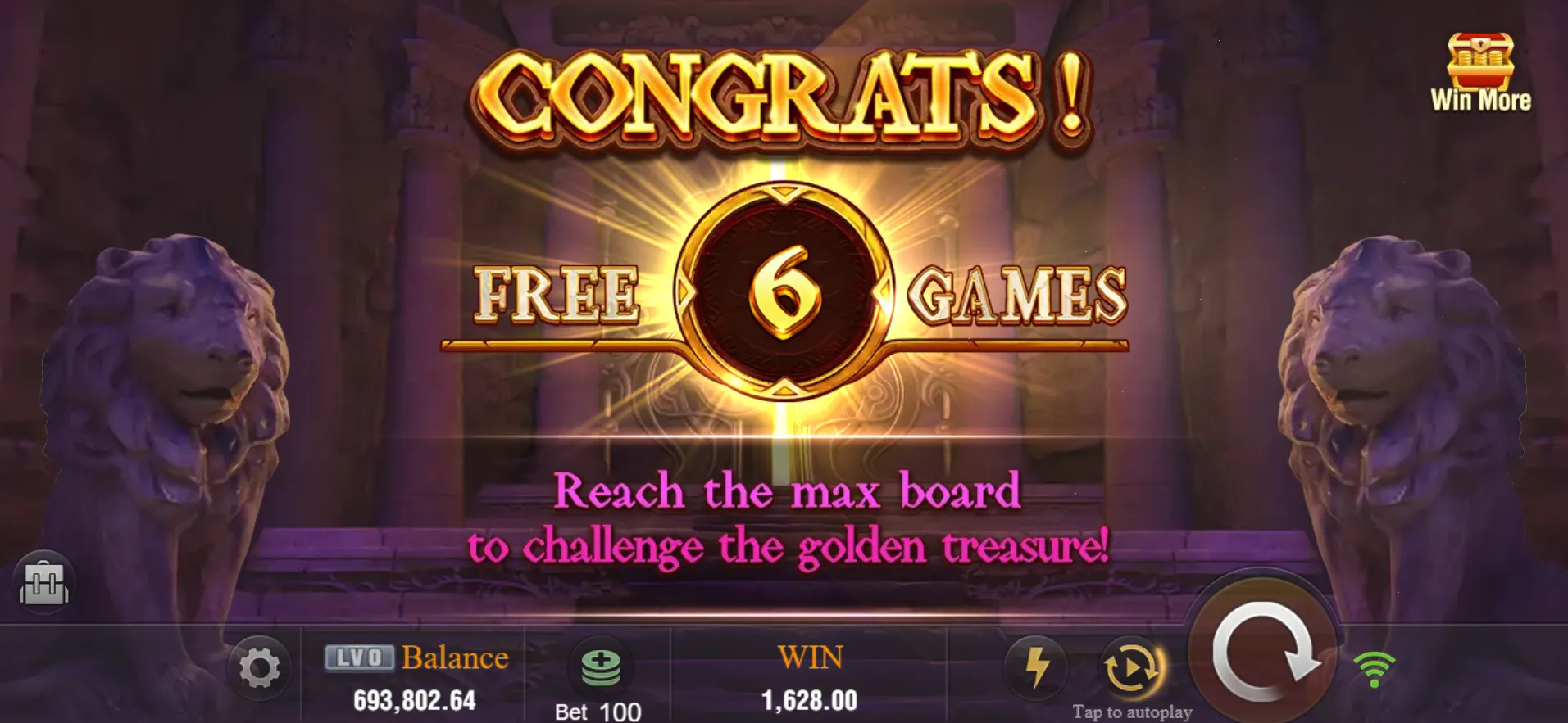 Golden Temple game interface screenshot 3