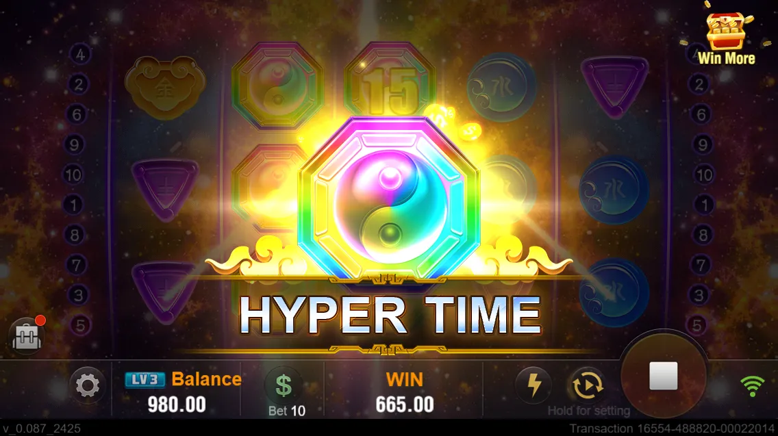 HYPER BURST game interface screenshot 4