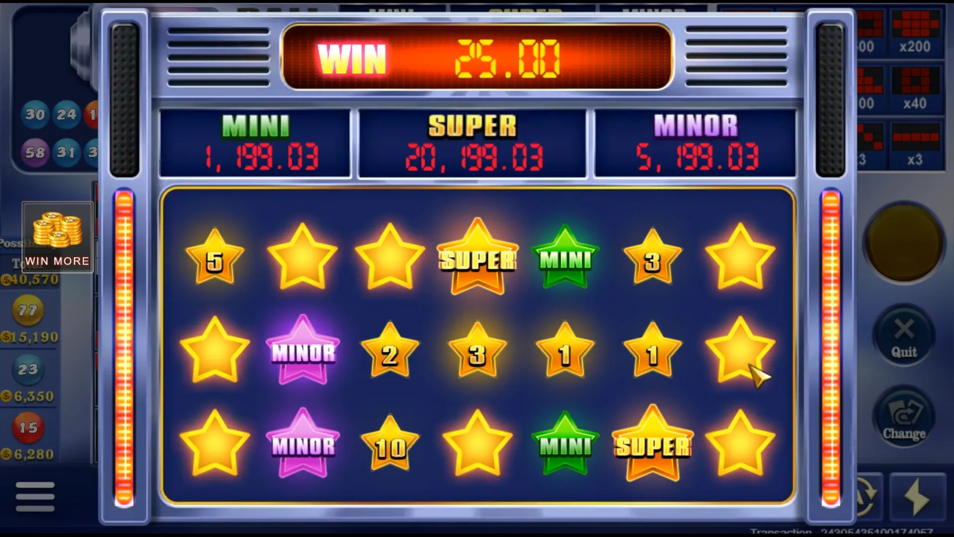 Jackpot Bingo game interface screenshot 5