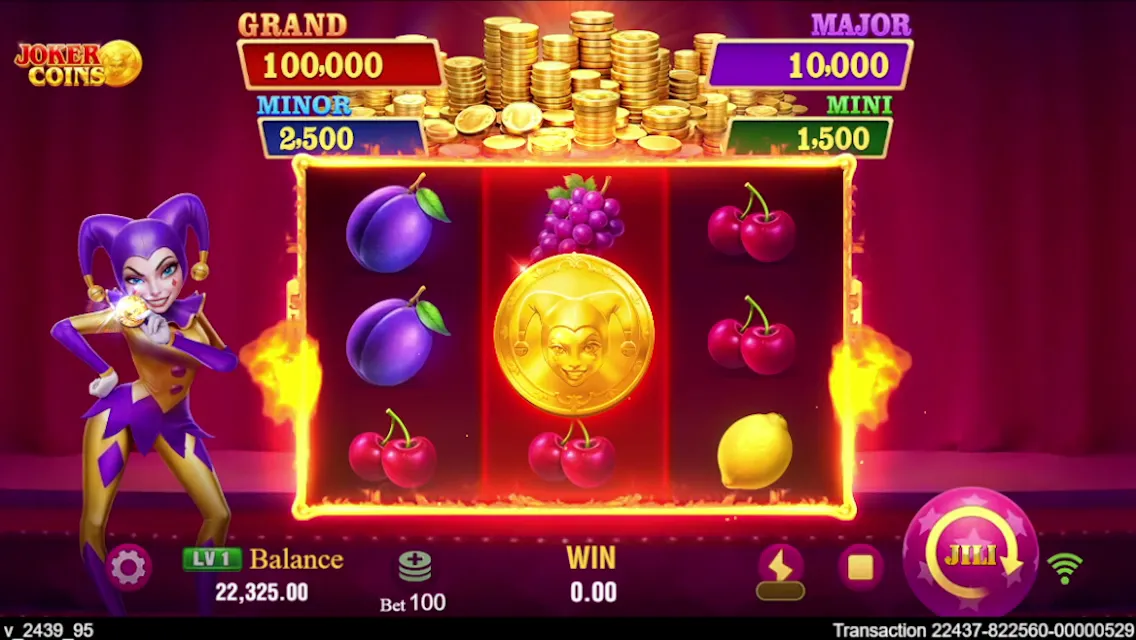 Joker Coins game interface screenshot 4