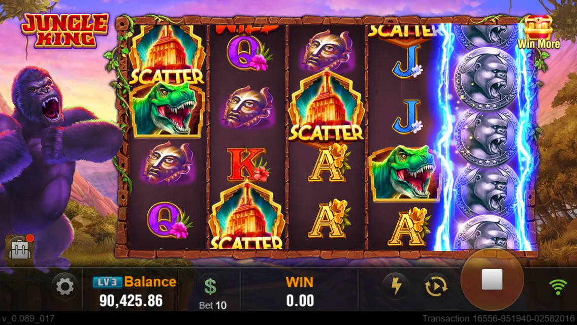 Jungle King game interface screenshot 3