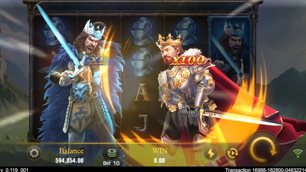 King Arthur game interface screenshot 3