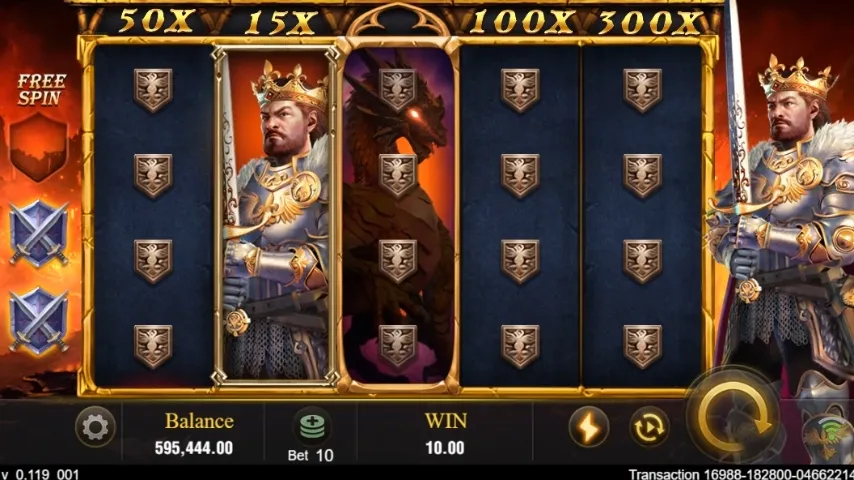 King Arthur game interface screenshot 5