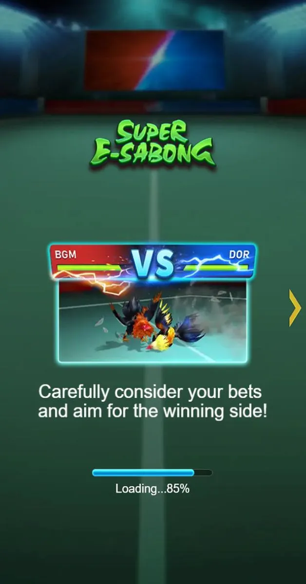 Super E-Sabong game interface screenshot 2