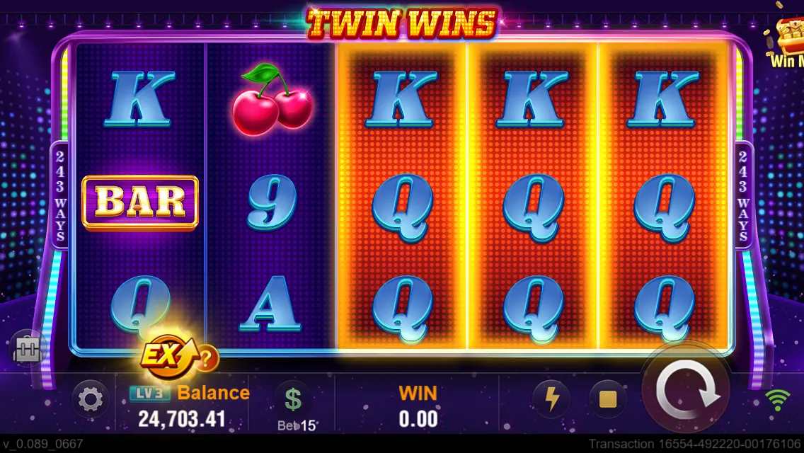 TWIN WINS game interface screenshot 3
