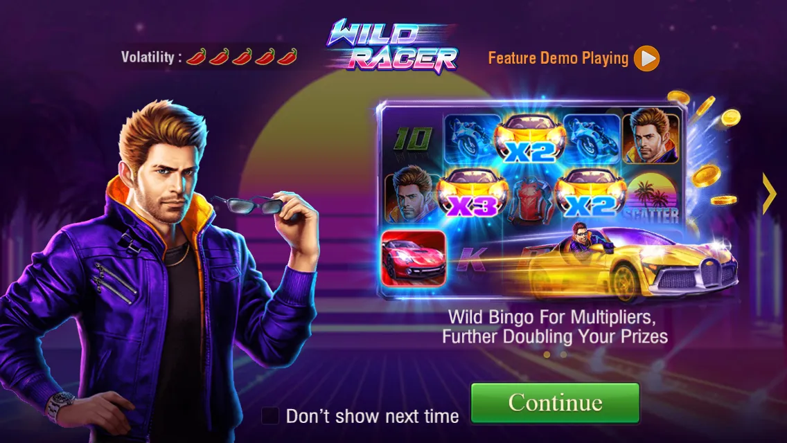 WILD RACER game interface screenshot 2