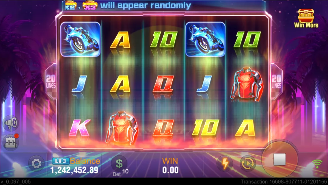 WILD RACER game interface screenshot 3